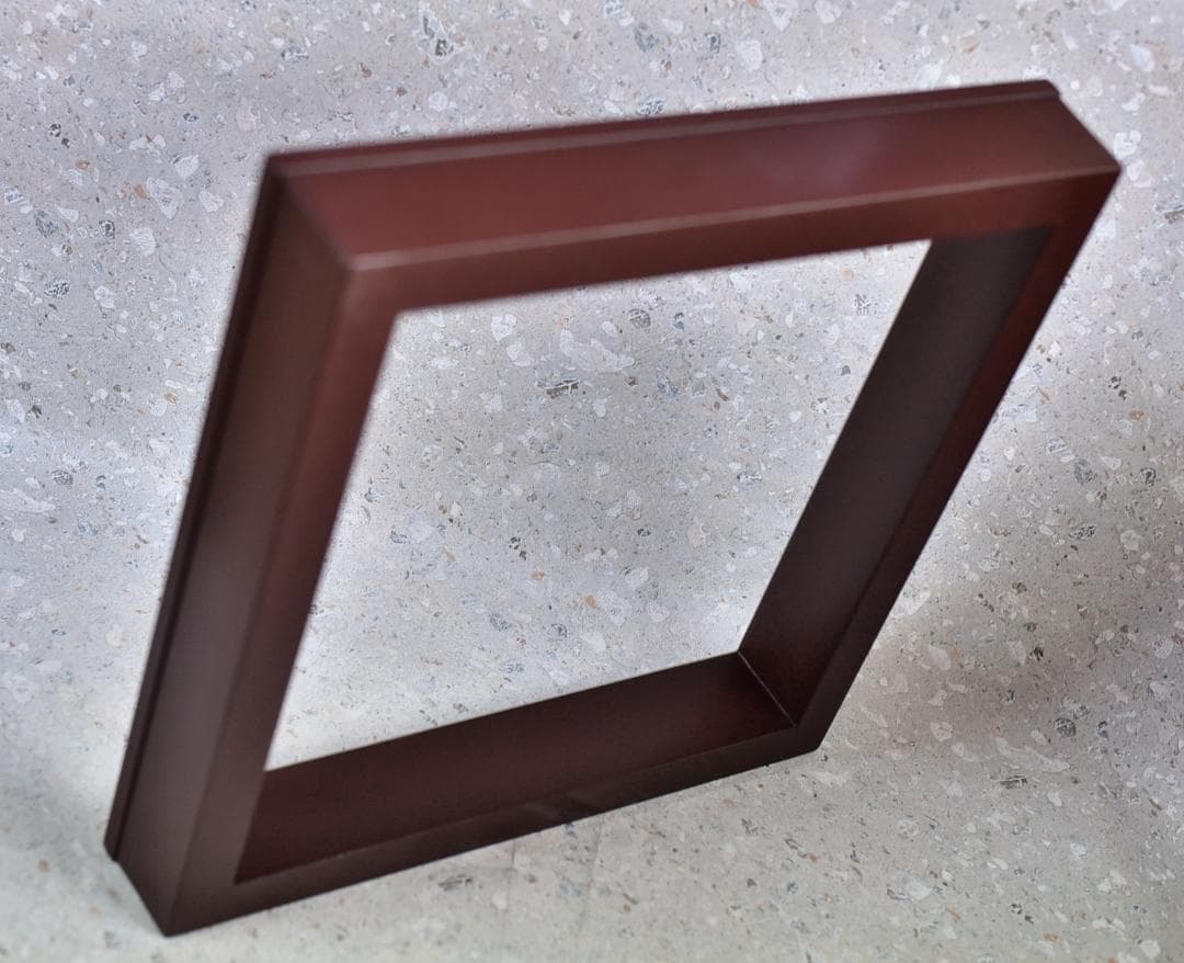 値下げ、豊悦作　真塗唐松模様炉縁　囲炉裏/お茶道具