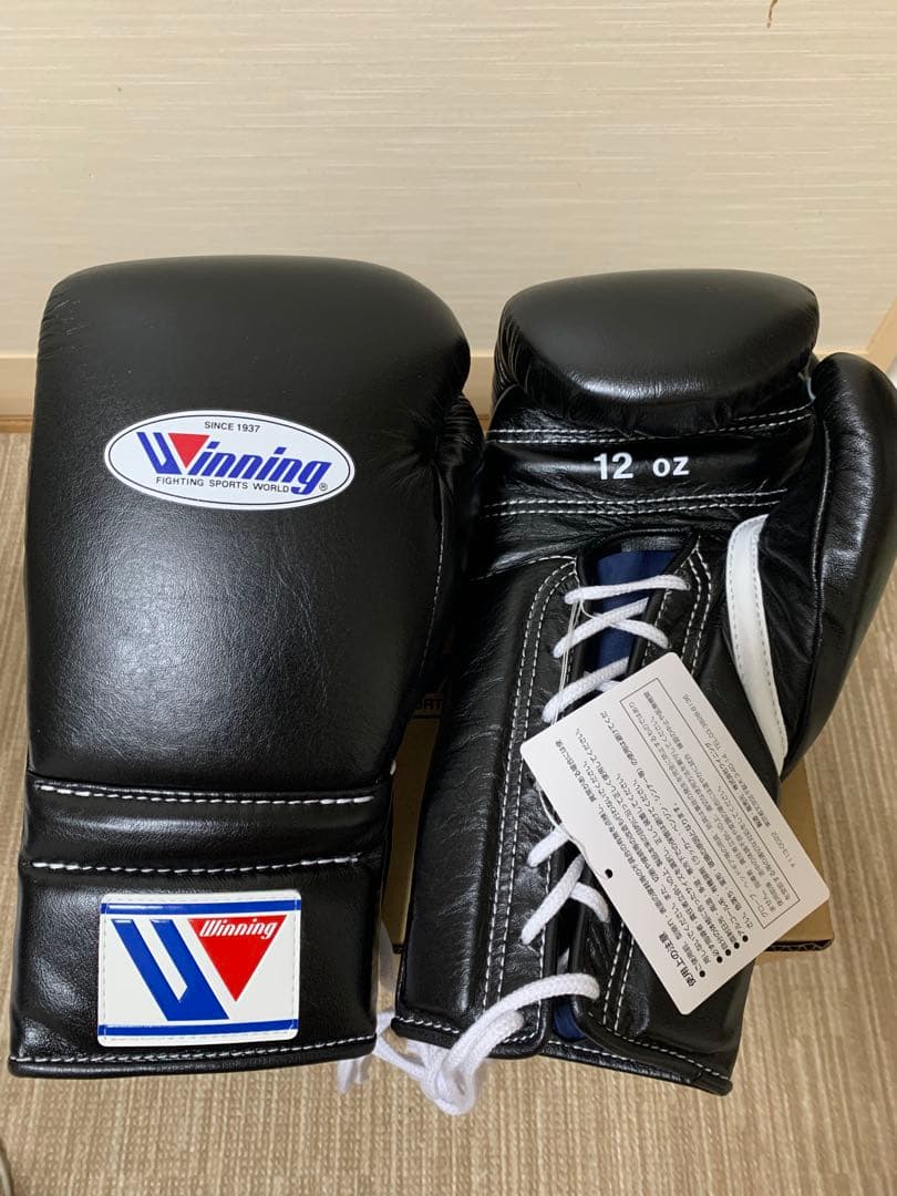 Winning ボクシンググローブ MS-400 12 oz 黒