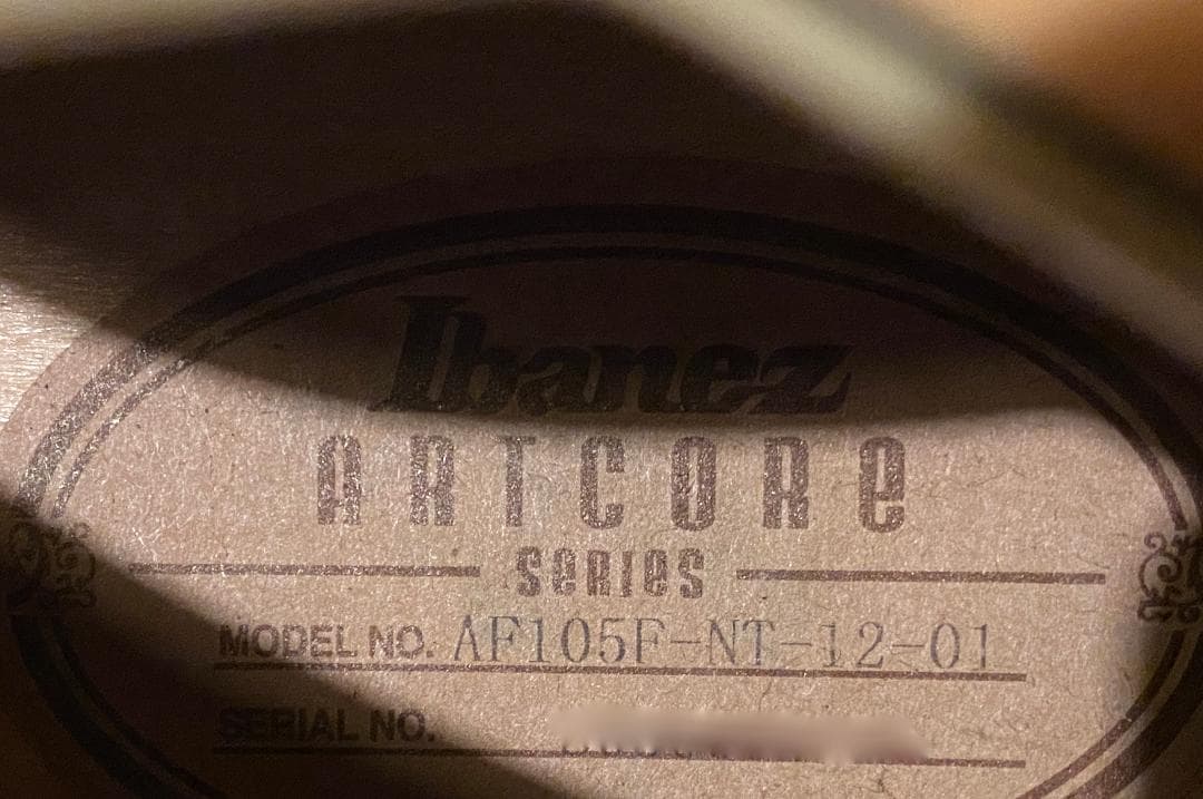 Ibanez(イバニーズ)AP-105F ホロウボディ/ジャズG/フルアコ 美品