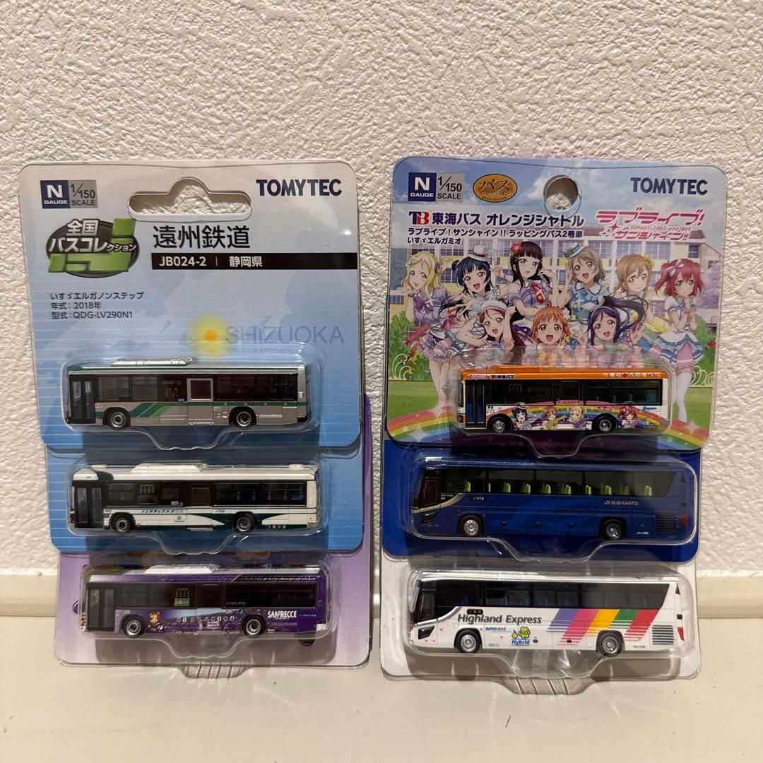 s*c様 TOMYTEC Nゲージ バスモデルセット6台おまとめ売り