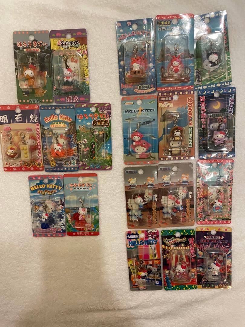ハローキティ ストラップ 47都道府県制覇