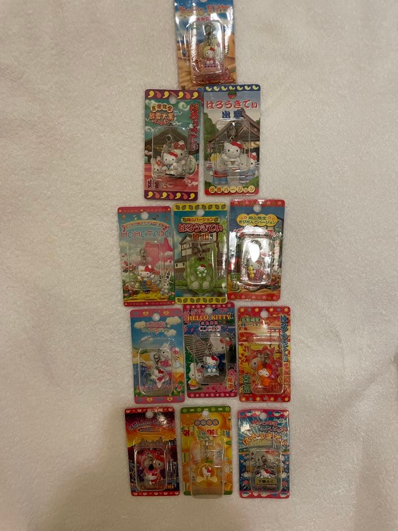 ハローキティ ストラップ 47都道府県制覇