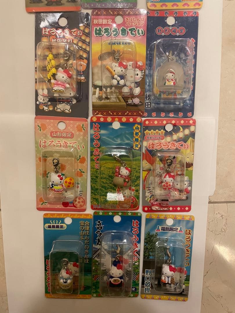 ハローキティ ストラップ 47都道府県制覇