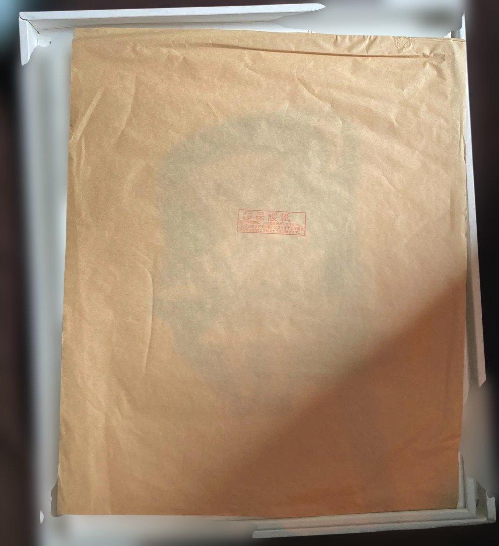 新品直筆絵画『原マスミ／下着（黒）』豪華（四つ切り）額付