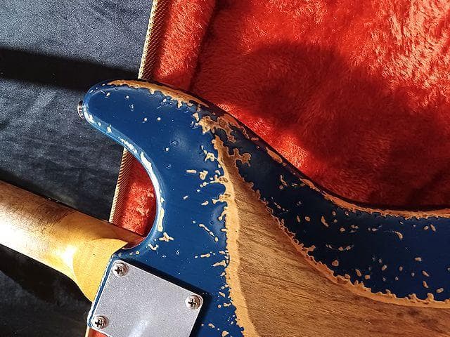 ギター Custom HardRelic Trans Blue Stratocaster