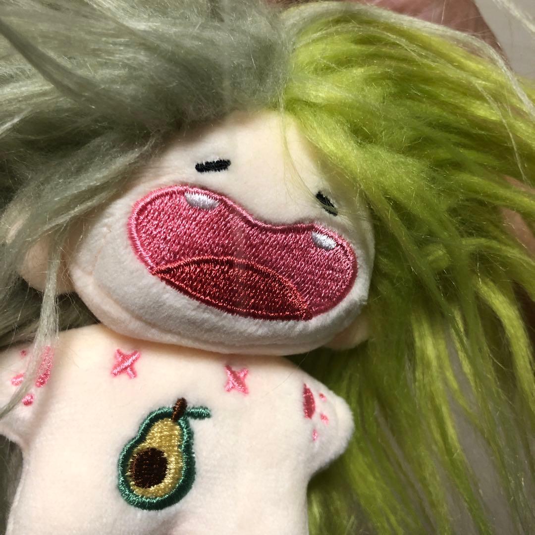 カスタムドール 緑髪のぬいぐるみ 15 cm