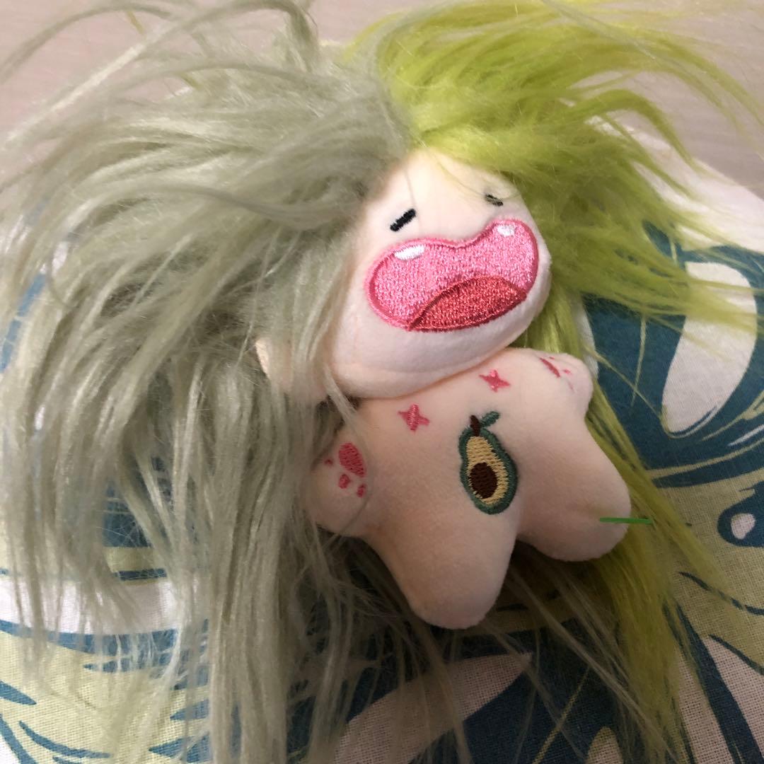 カスタムドール 緑髪のぬいぐるみ 15 cm