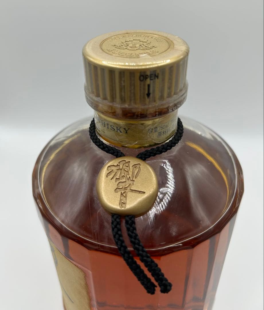 SUNTORYサントリー 響 旧ボトル　SH-01 金キャップ