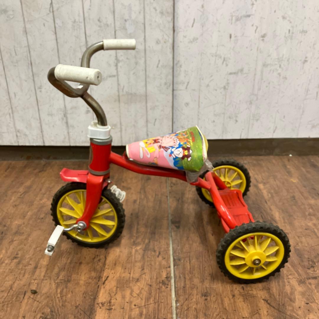昭和レトロ バンビ ラブリーチャイルド ヴィンテージ 三輪車 レッド 当時物希少