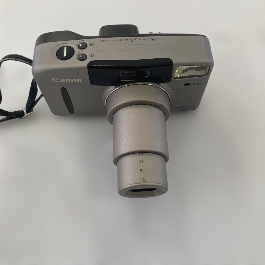 美品　Canon オートボーイS シャッターOK フラッシュOK ケース 説明書