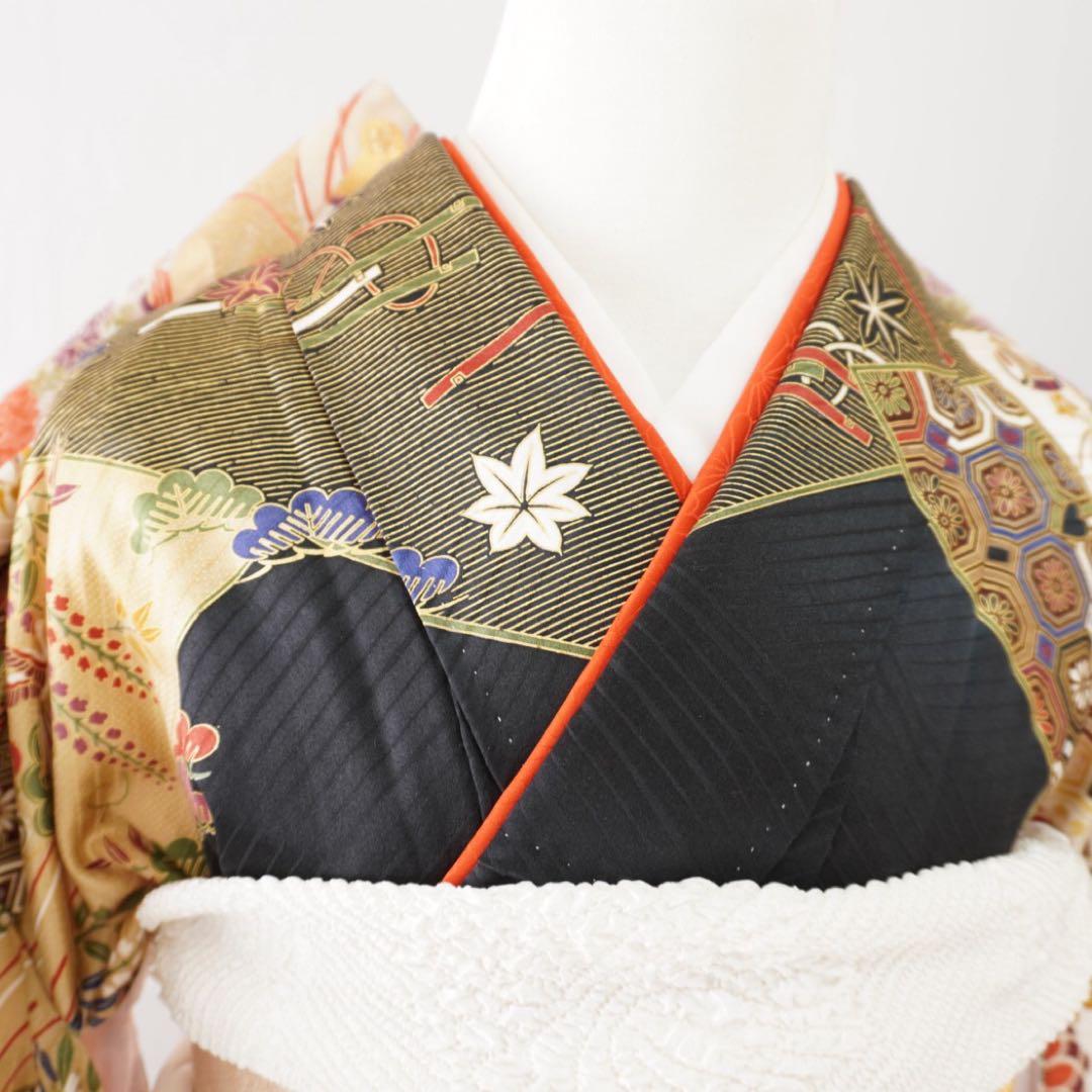振袖　フルセット　5点セット382 F すべて正絹