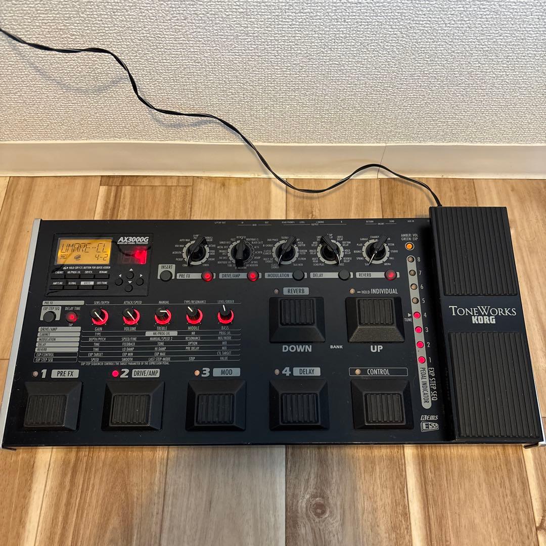 KORG AX3000G マルチエフェクター【中古】【ハードケース/おまけ付き】