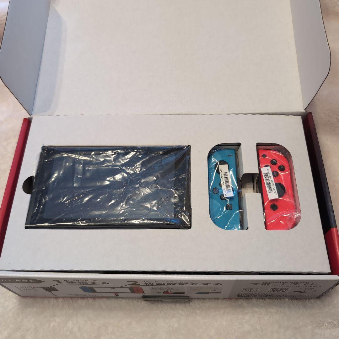 Nintendo Switch本体 /バッテリー持続版 付属品+ガラスフィルム