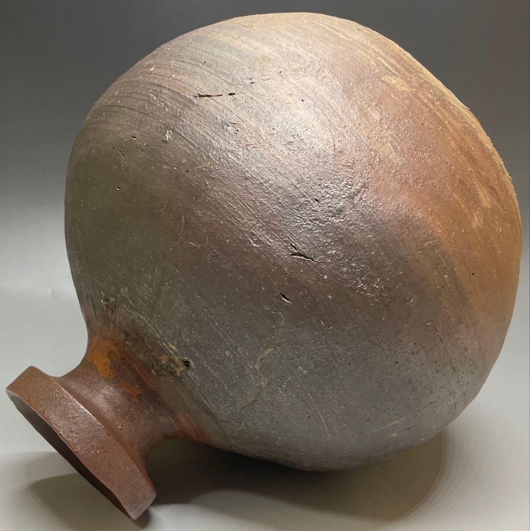 ヨシモ※プロフ必読※　古備前　桃山時代　蕪徳利　箱付　Q772