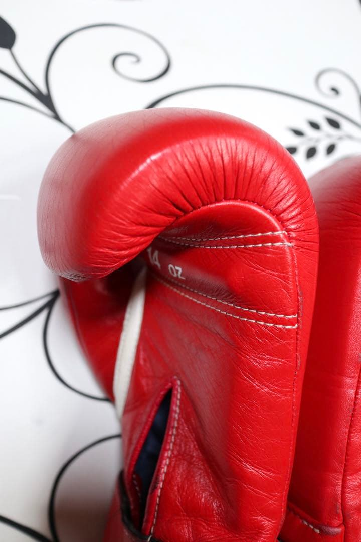 Winning ボクシンググローブ 14oz/レッド/中古品