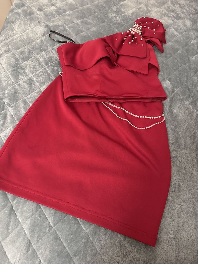 AngelR セットアップドレス Mサイズ レッド
