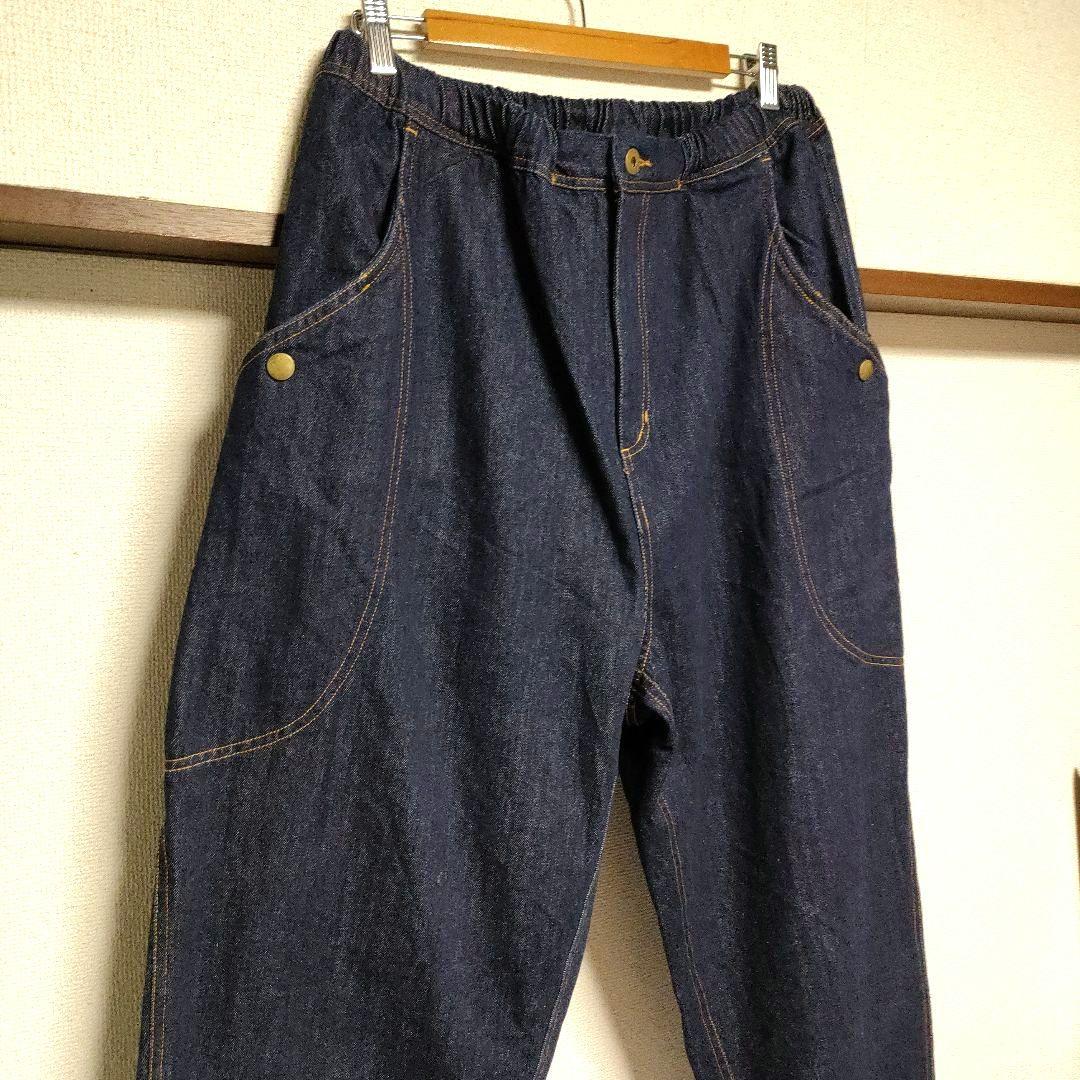 新品タグ付　CAMBIO カンビオ　変形ブッシュバルーンデニムパンツ Ｌ