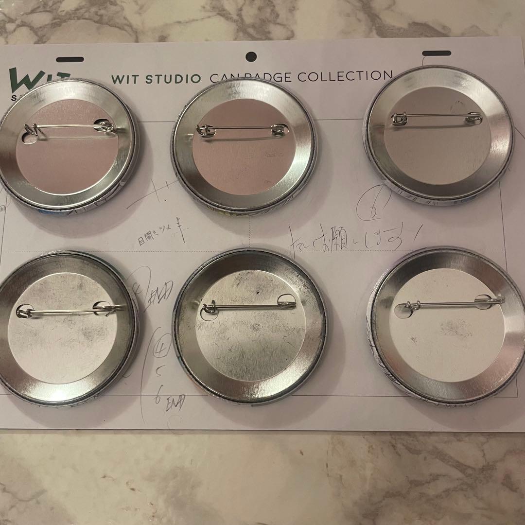 WIT STUDIO 進撃の巨人 缶バッジコレクション 原画 浅野恭司