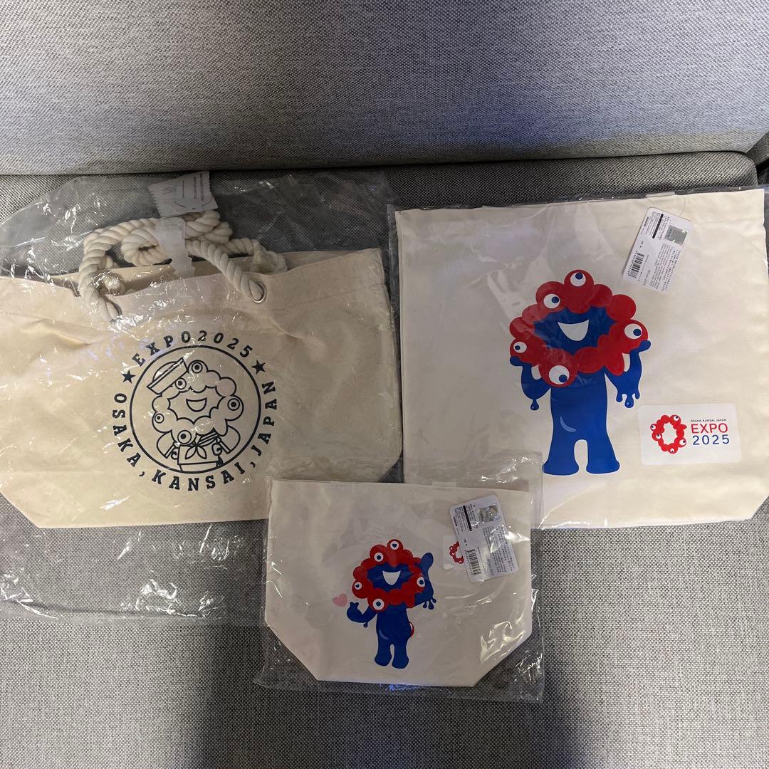 未開封‼️大阪関西万博　ミャクミャク　トートバッグセット