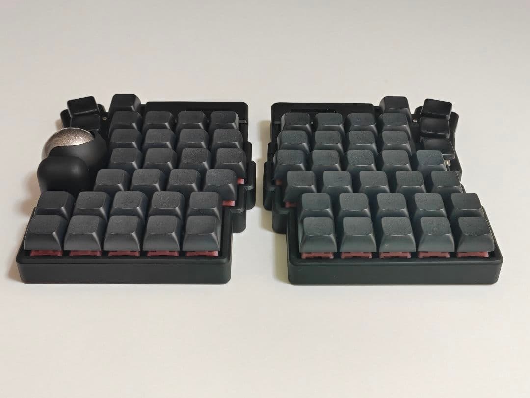 keyball61 完成品 自作キーボード 左右分割 ブラック