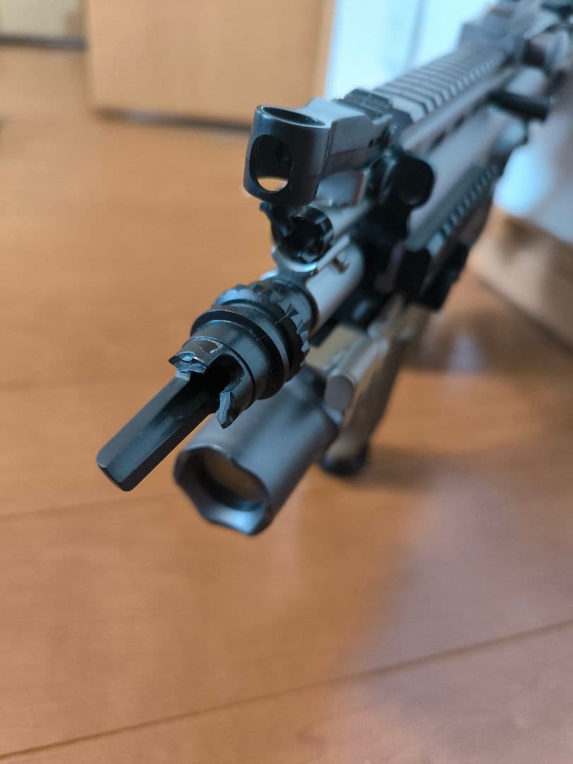 SCARスカーCQC電動ガンBOYsボーイズフル装備スコープ、グリップライト付