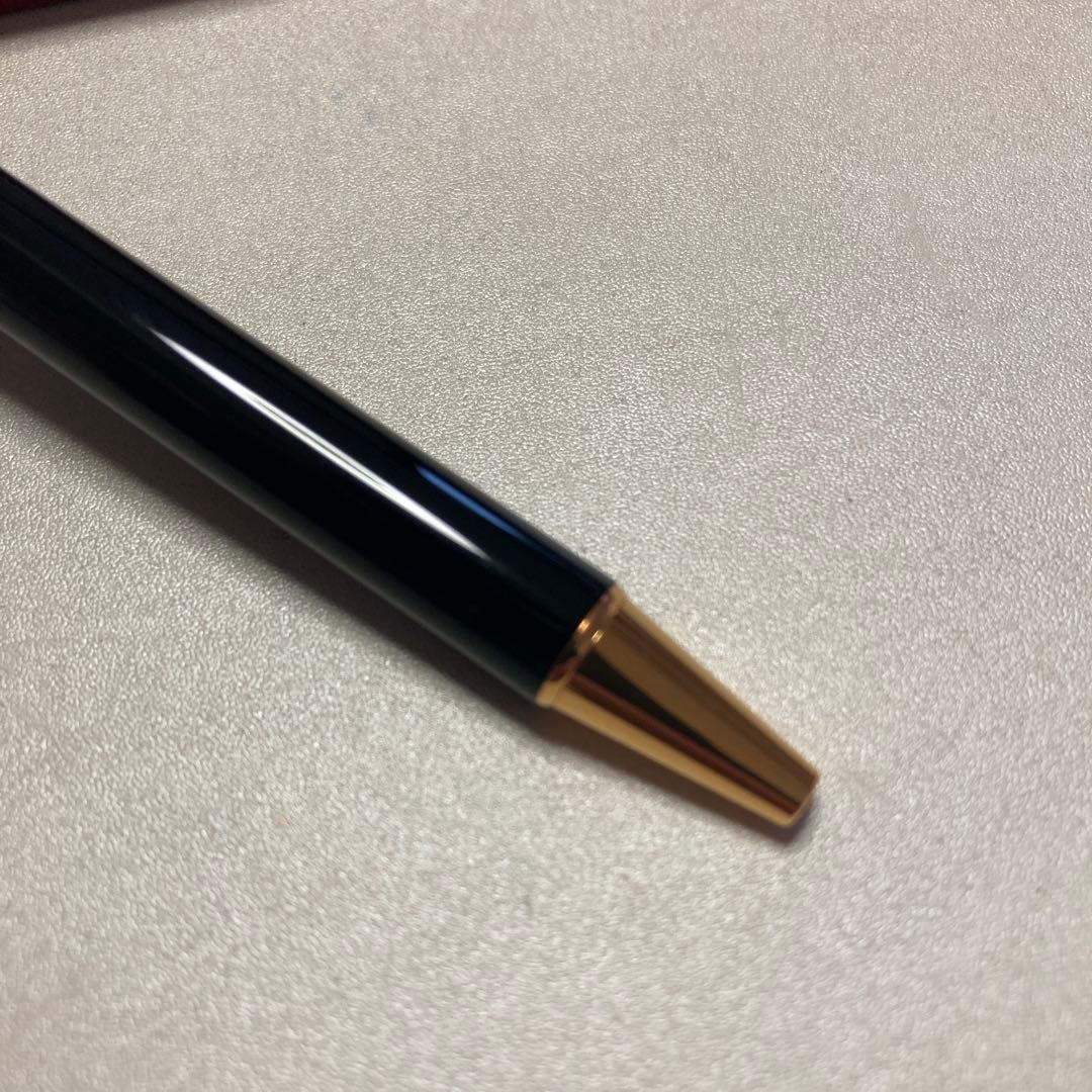 カルティエ★ Cartierボールペン　マストドゥ ツイスト式　黒色　金色