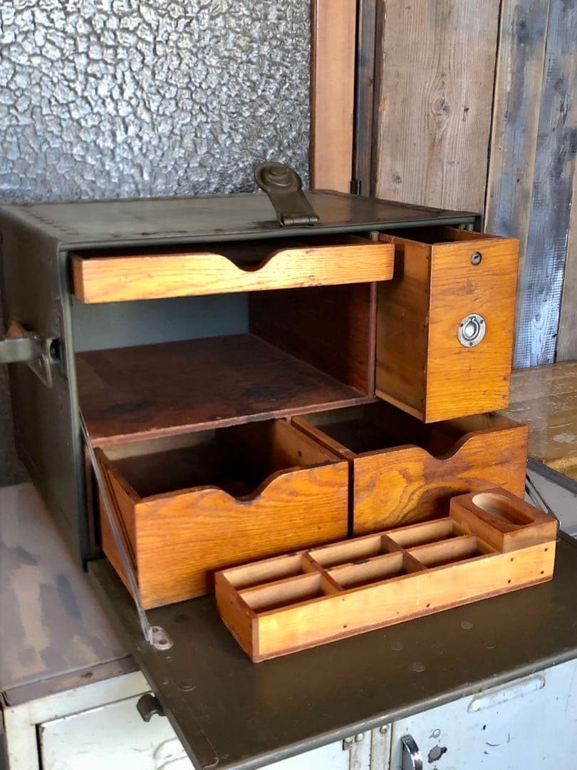 1944 米軍 US フィールドデスク チェスト キャビネット ツールボックス