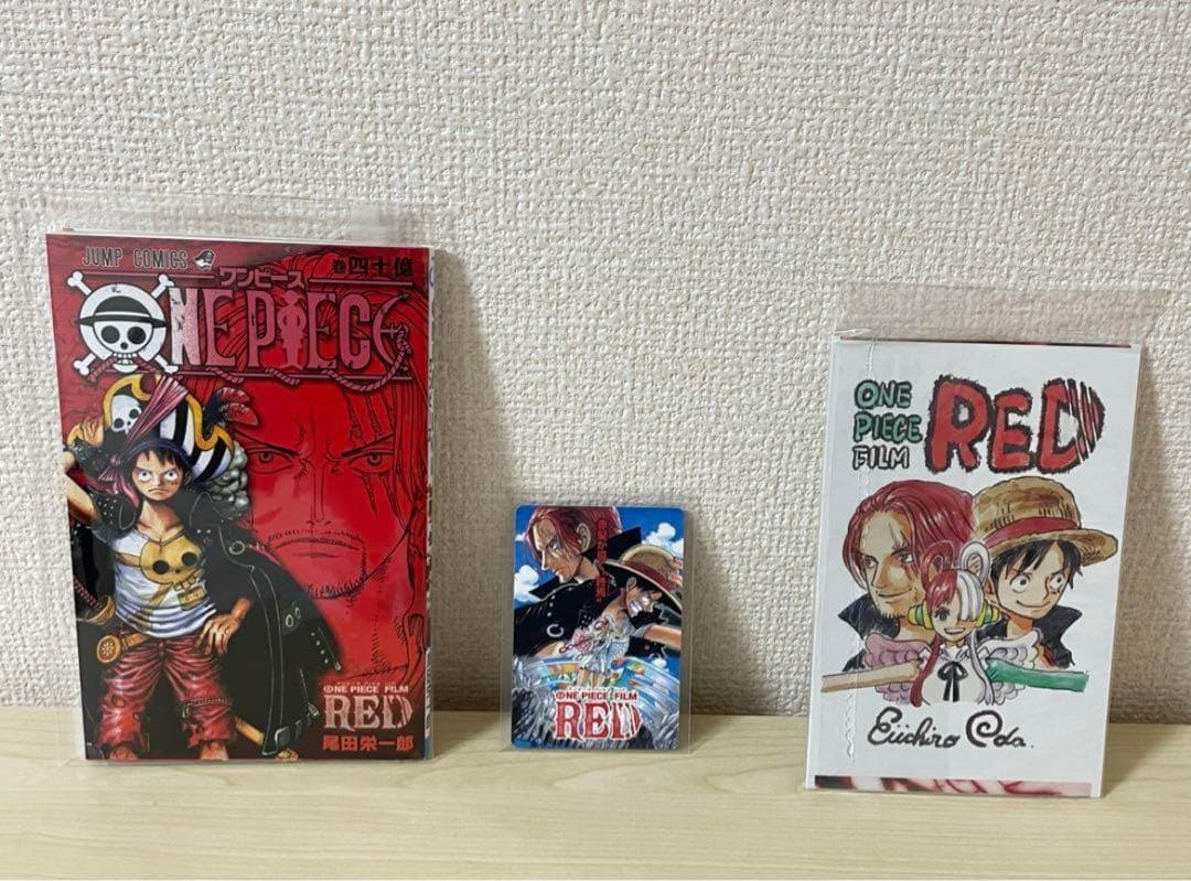 映画ワンピース フィルムレッド 入場者特典フルセットです。