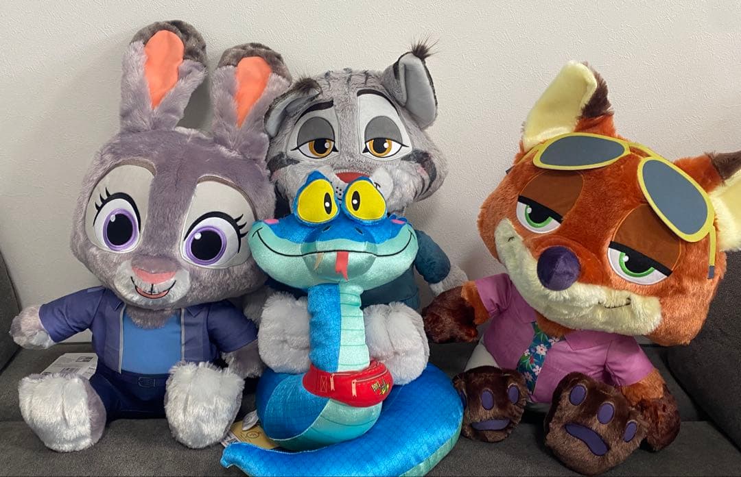 ズートピア2　BIG ぬいぐるみ　4種セット