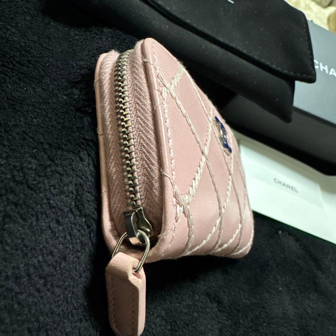 CHANEL ピンク  カードケース