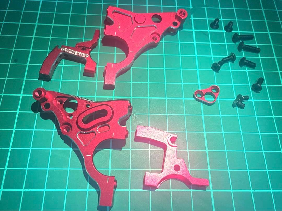 マルチパーパスアルミリヤバルクヘッド(For GALM/レッド)