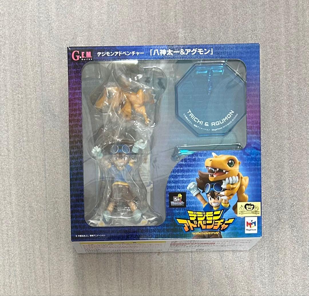 デジモンアドベンチャー フィギュア G.E.M. 八神太一＆アグモン