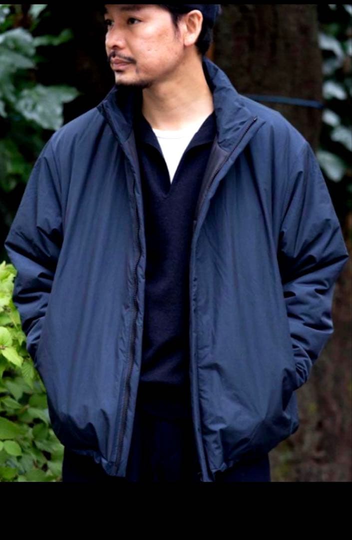 キャプテンサンシャイン パディング ブルゾン 別注 ネイビー 38