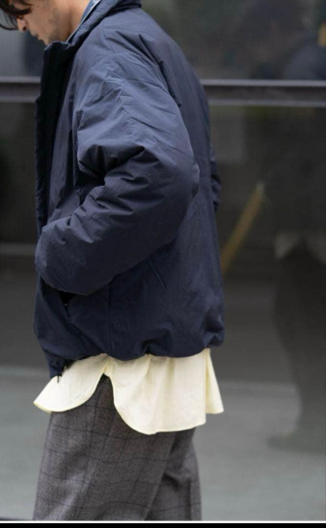 キャプテンサンシャイン パディング ブルゾン 別注 ネイビー 38