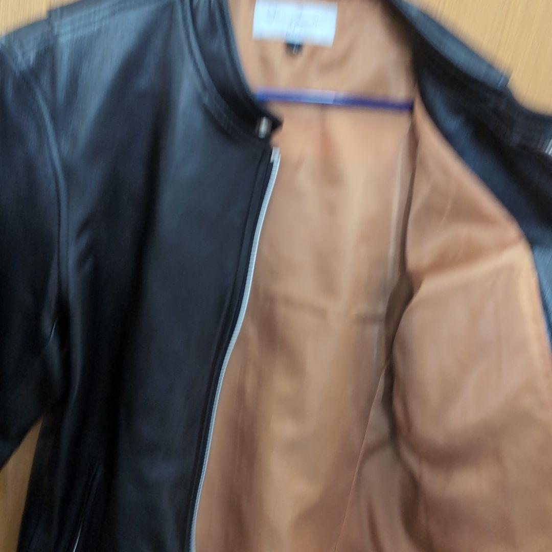 Retro Grande ブラックレザーシングルライダース L