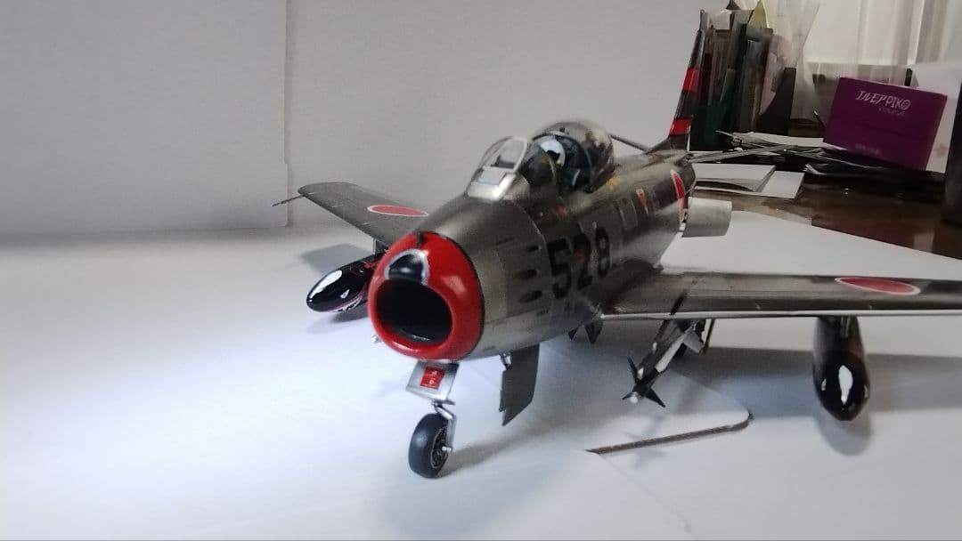 プラモデル完成機　1/48　航空自衛隊 F-86F-40 セイバー
