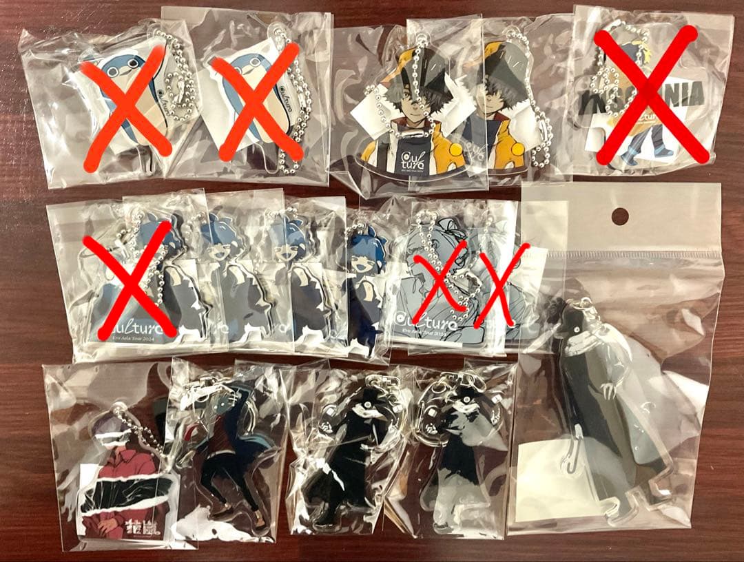 Eveグッズ(くじ)まとめ売り　お茶会〜UnderBlueまで