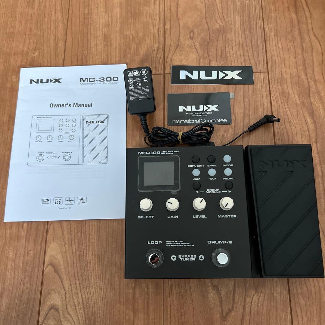 NUX MG-300(付属品完備) 小型マルチエフェクター