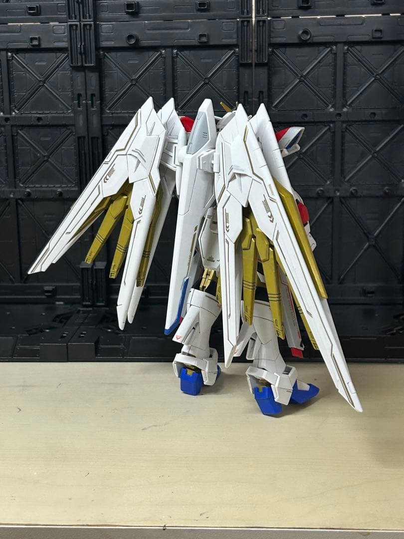 マイティーストライクフリーダムガンダム　塗装完成品　部分塗装　HG