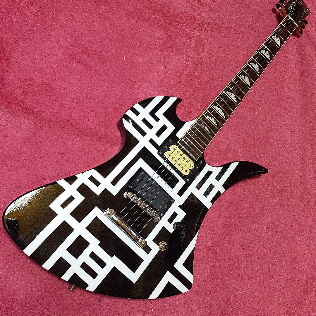 【良・美品】Gラインペイント・hide/布袋モデル。モッキンバードエレキギター。