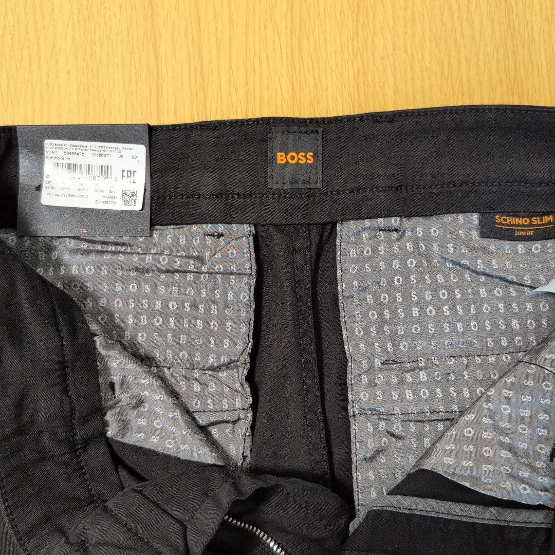 BOSS ブラック チノパン