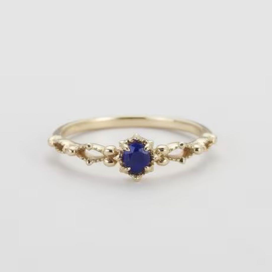 【NOJESS】ノジェス K10 リング ラピスラズリ 1号 ピンキーリング