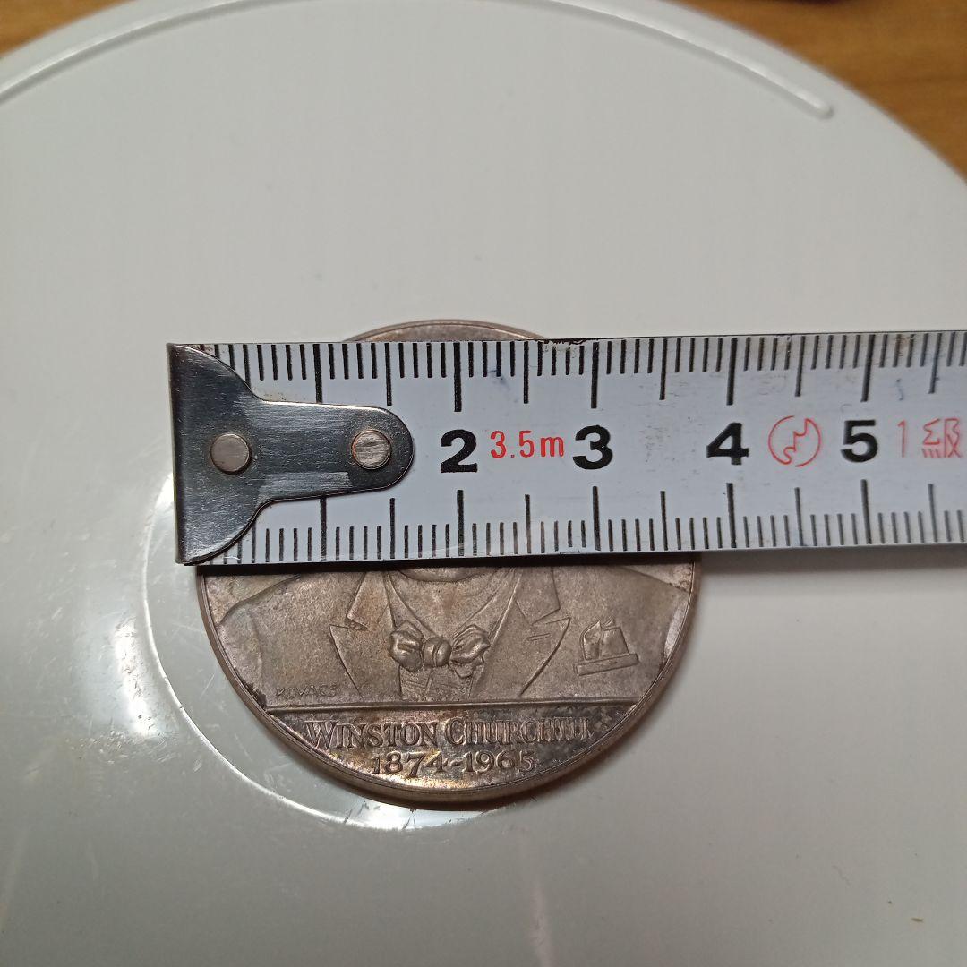 500円記念シルバー1000 。日生クラブ表彰純銀　チャーチルシルバーメダル