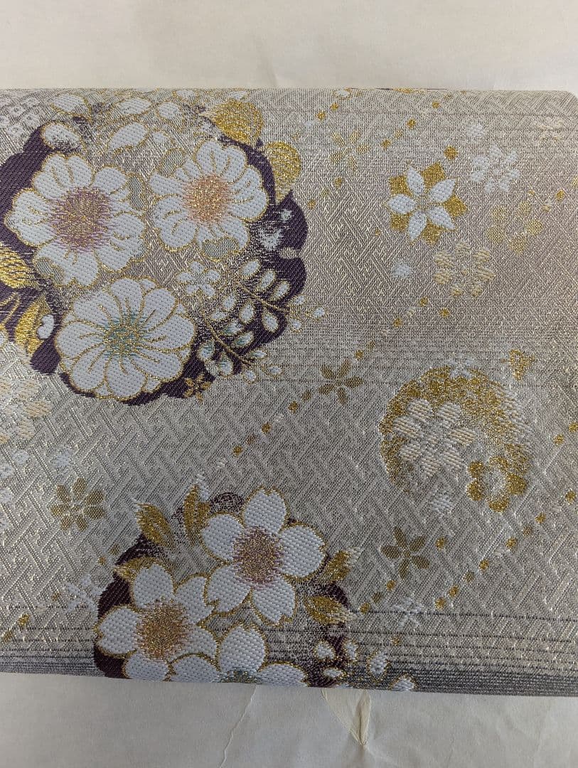 （新品未使用）正絹　西陣織袋帯　辻が花　証紙付