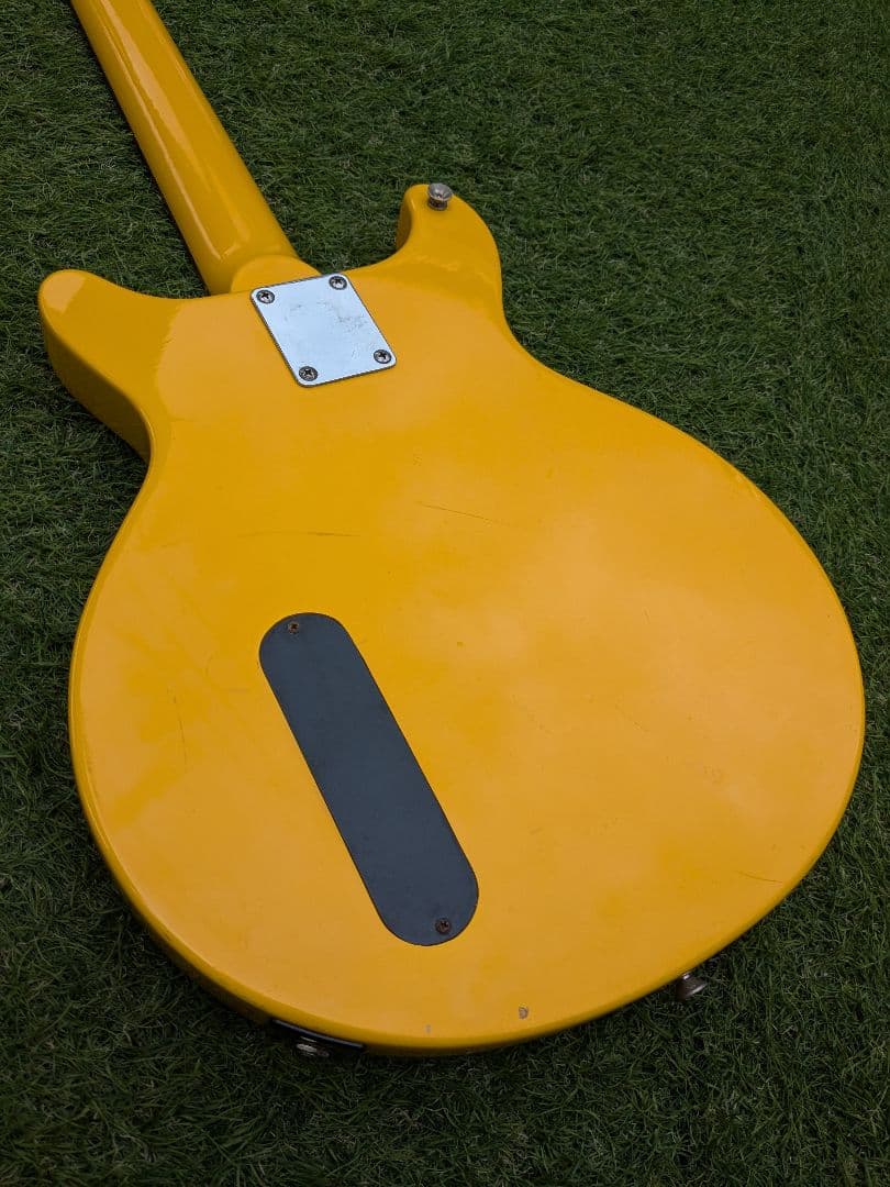 Maison TV YELLOW P90 レスポールjrダブルカッタウェイ