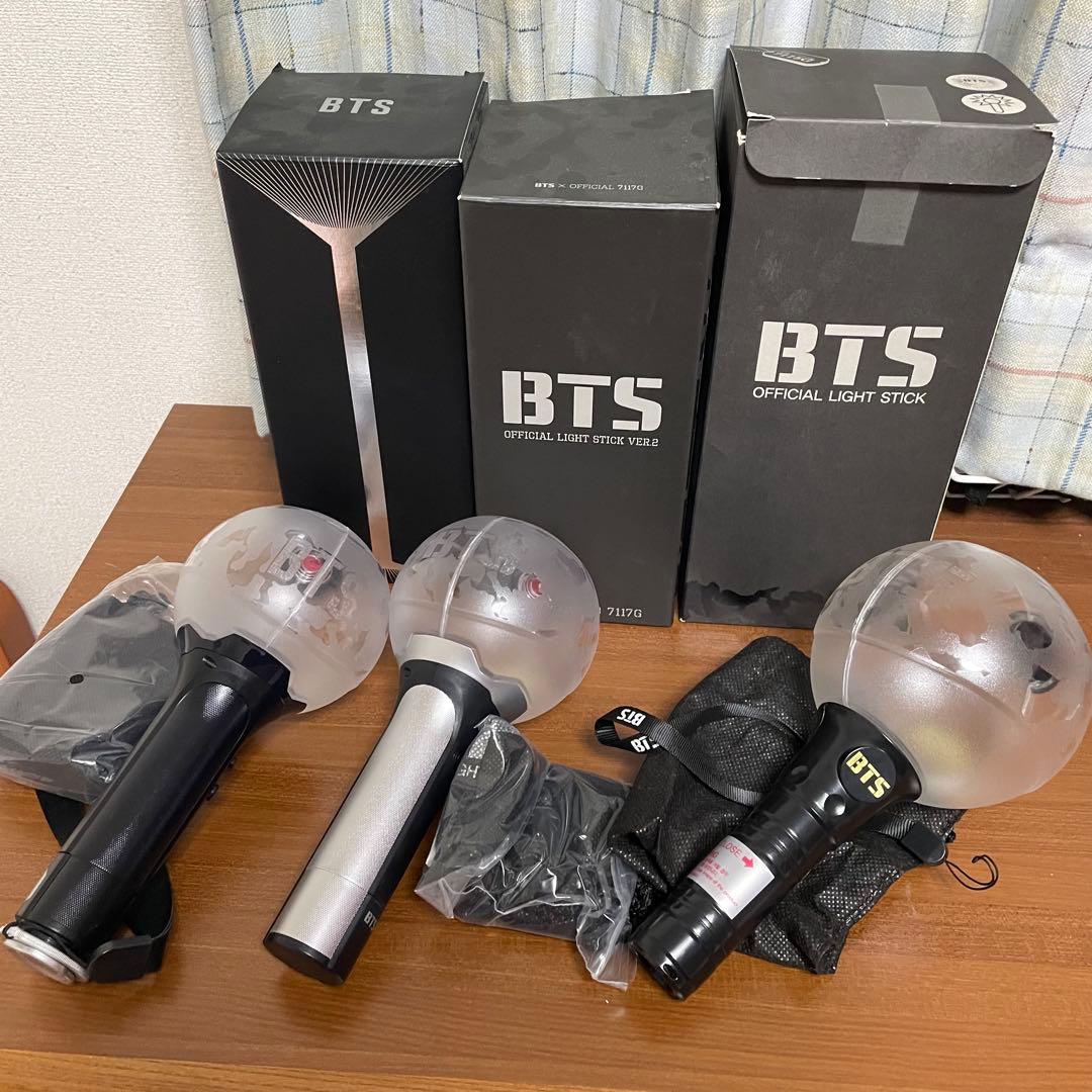 BTS 公式ペンライト 3本セット　アミボム　26日まで