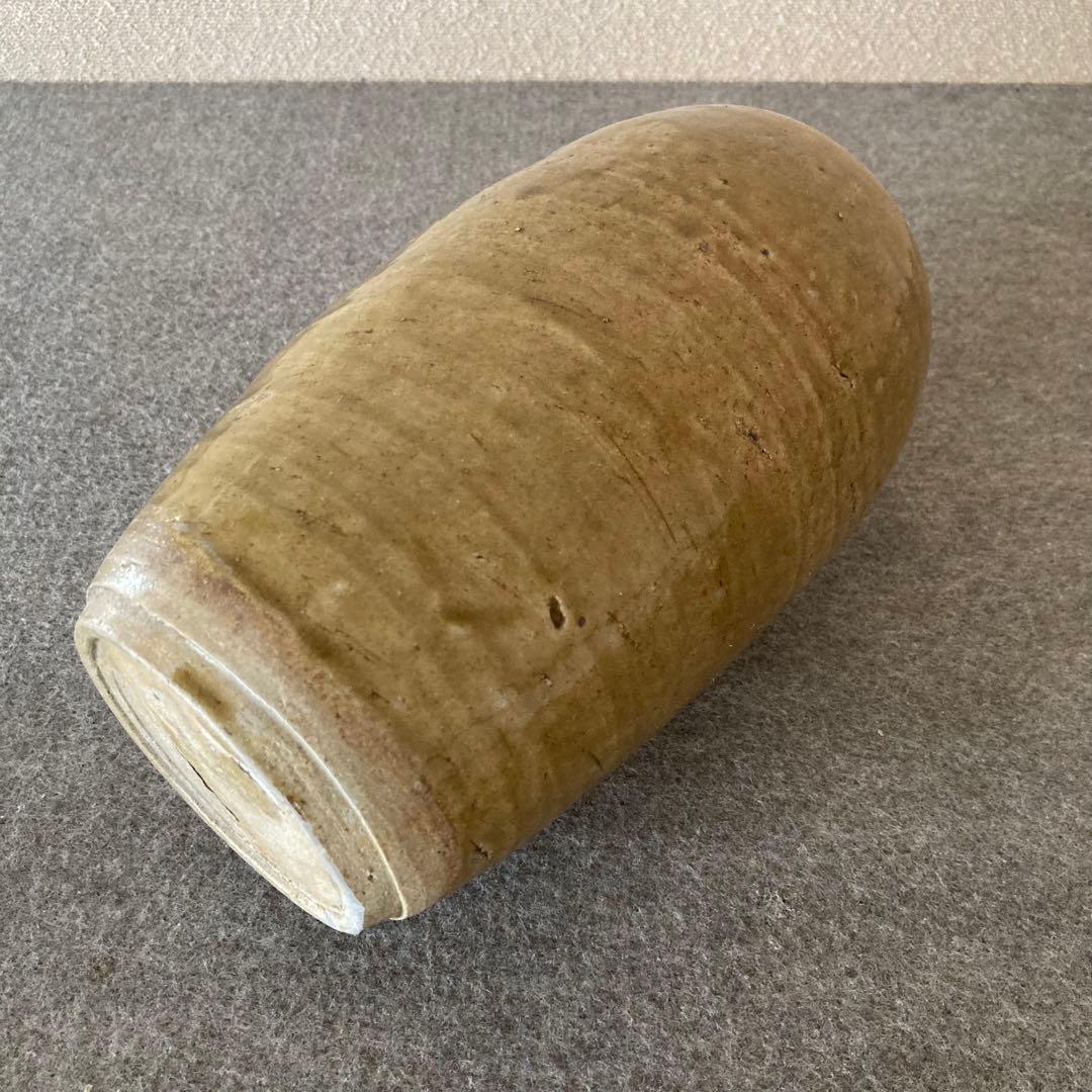 美濃　古陶　骨董　古美術　瓶　蓋付　灰釉　古窯　埋蔵文化財　発掘　出土　陶器
