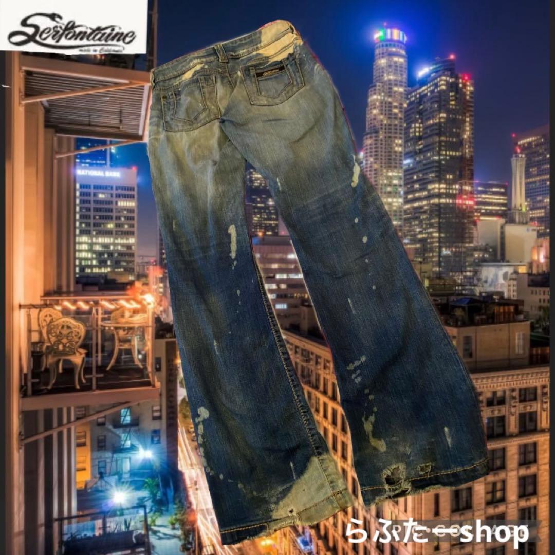 希少レアB'z 稲葉さん　OCEAN PV着用柄違い　セルフォンティーヌジーンズ