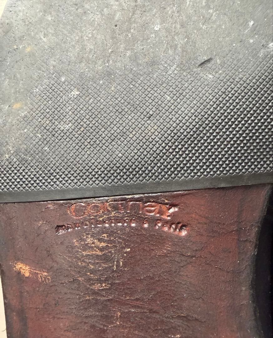 【CORTHAY コルテ】プレーントゥ レザーシューズ size:7 2/1