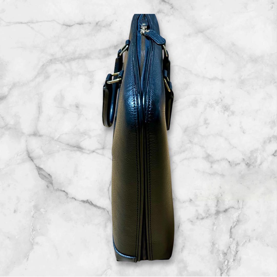 【美品】PORTER ポーター カミー ブリーフケース 革 ブラック